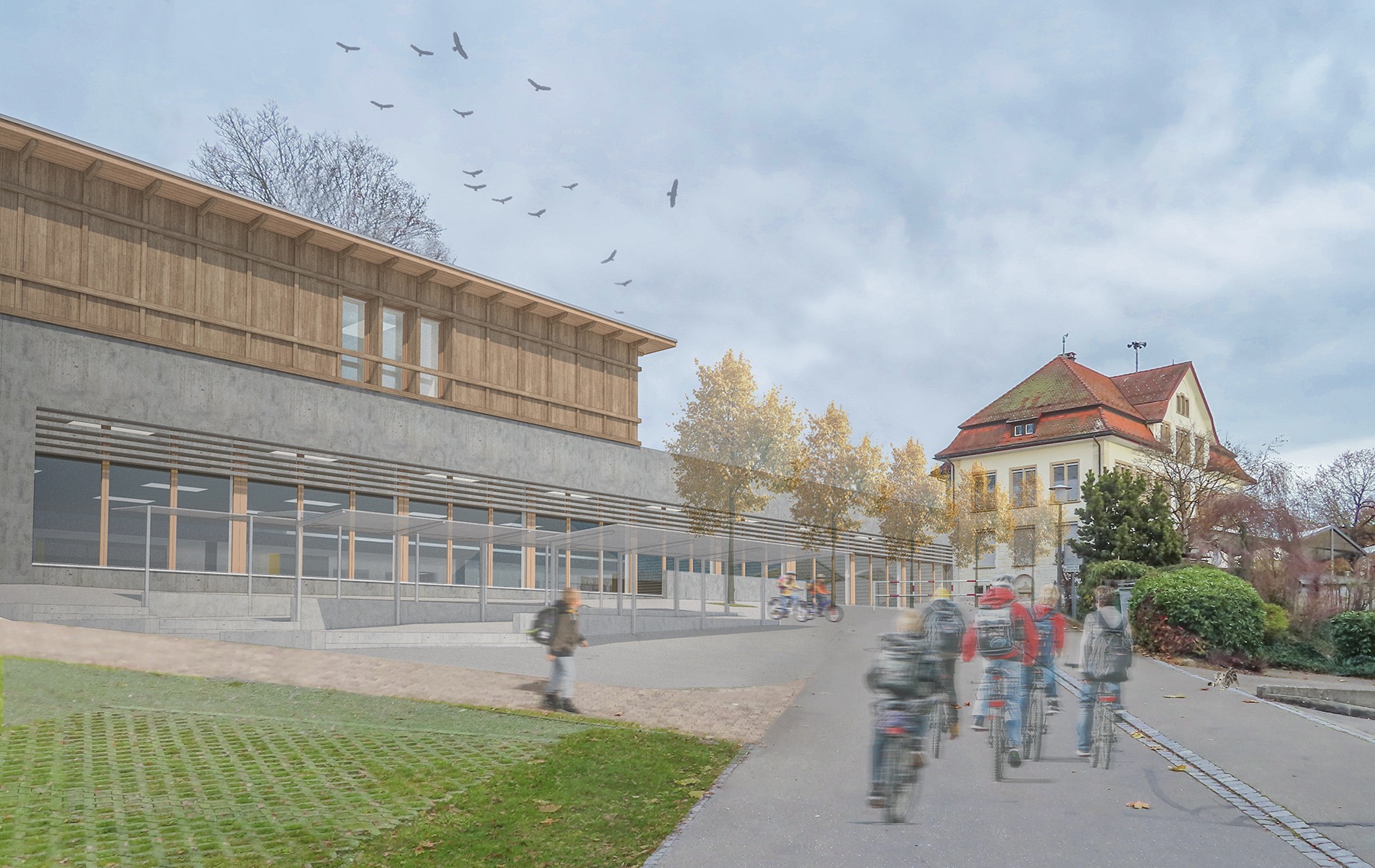 Visualisierung Sporthalle