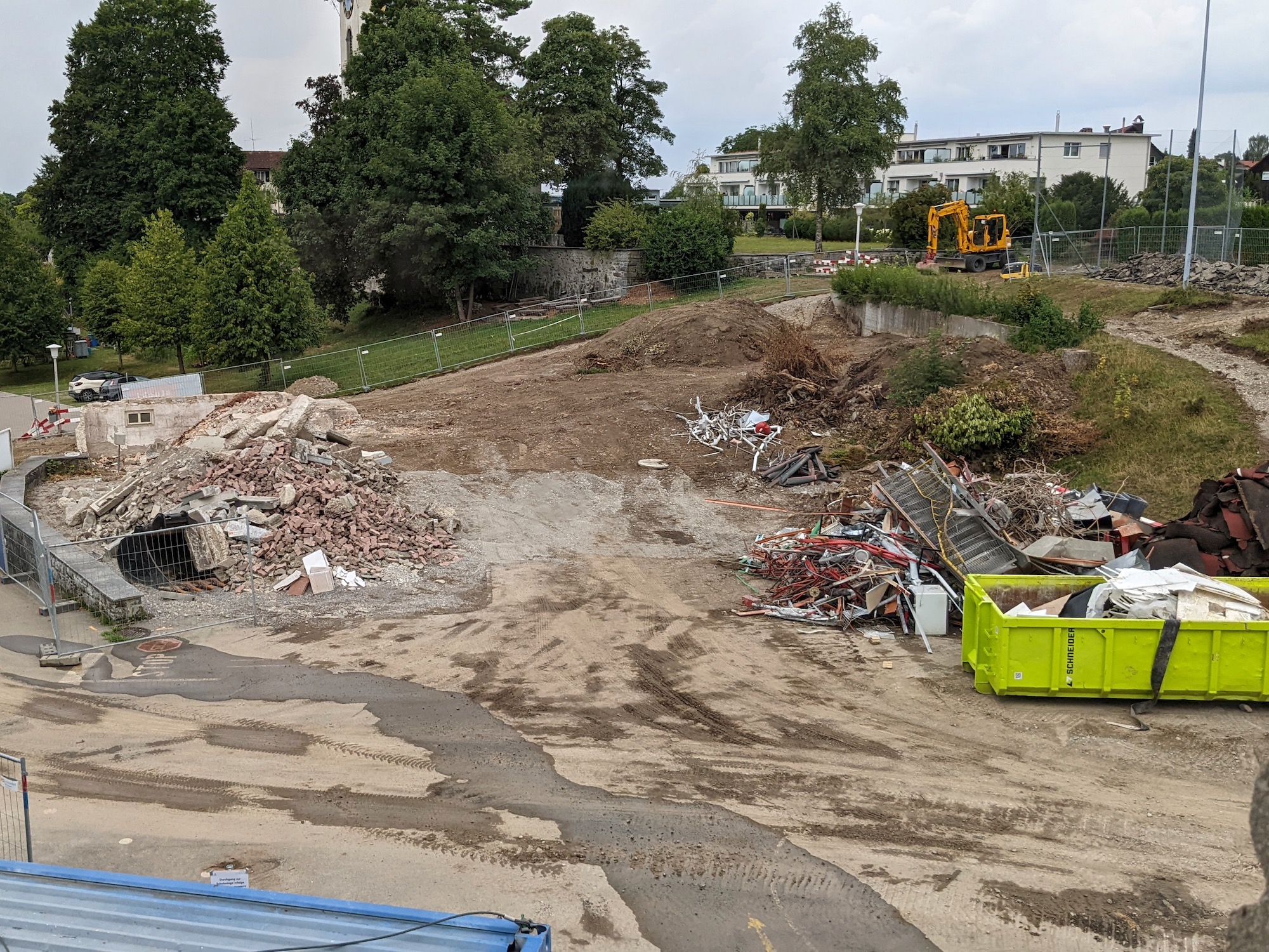Abbruch während den Sommerferien im Juli 2022