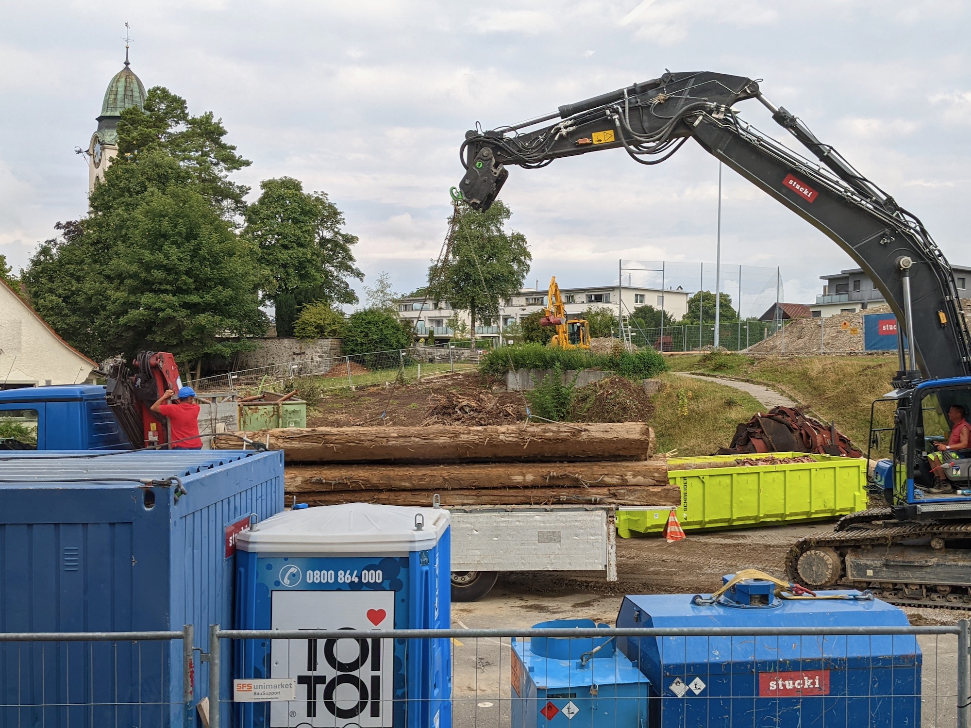 Abbruch während den Sommerferien im Juli 2022