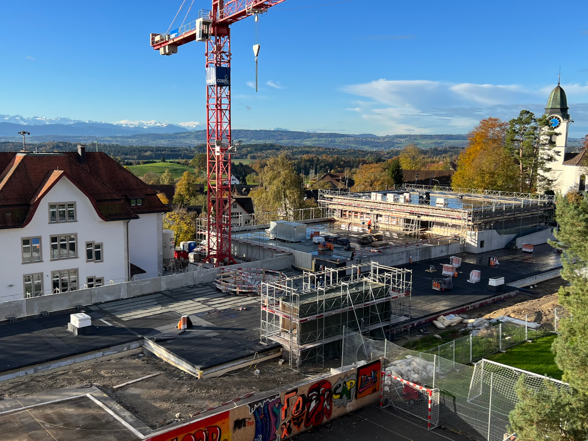 Baustelle am 9.11. 23
