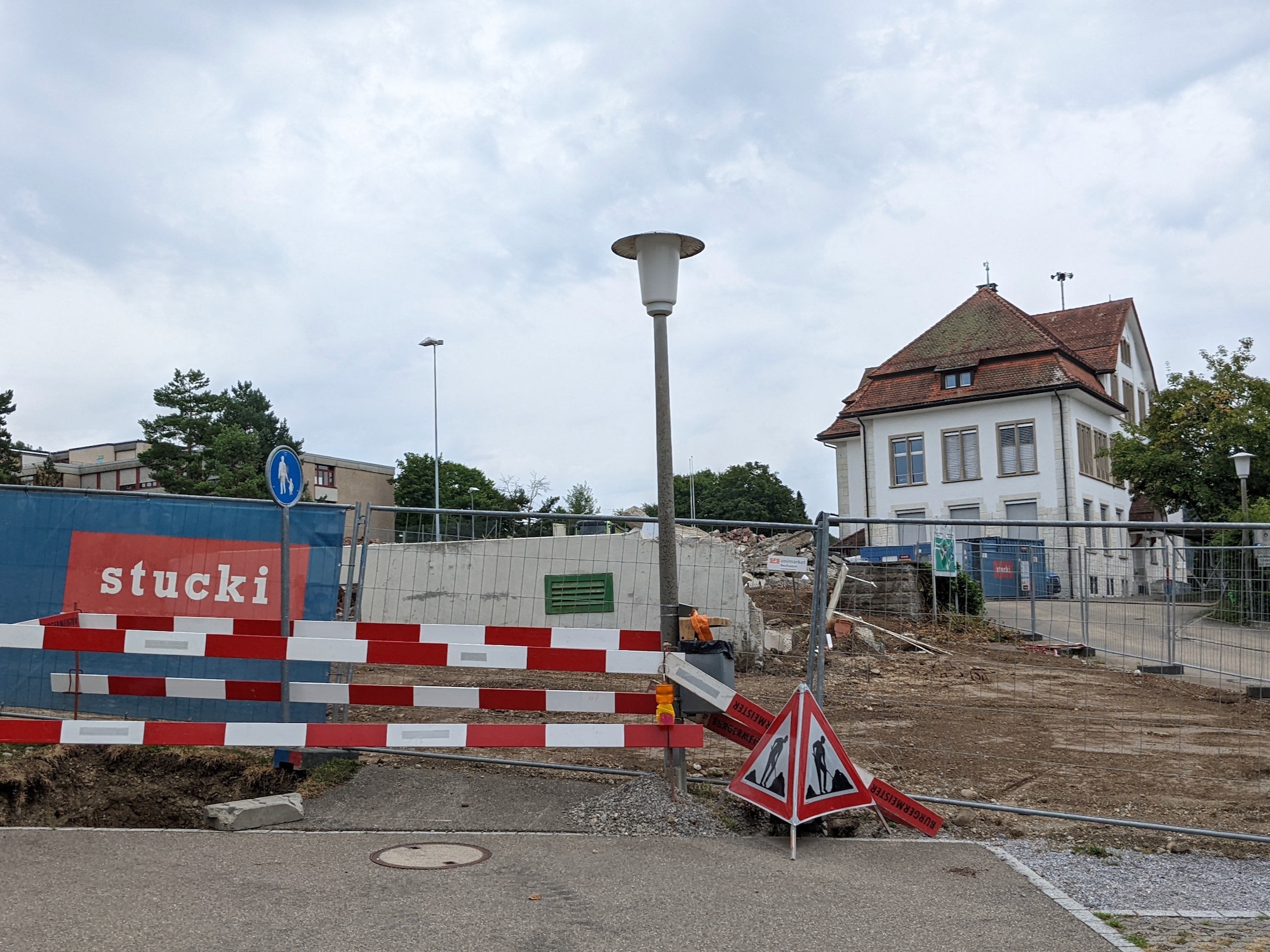 Abbruch während den Sommerferien im Juli 2022