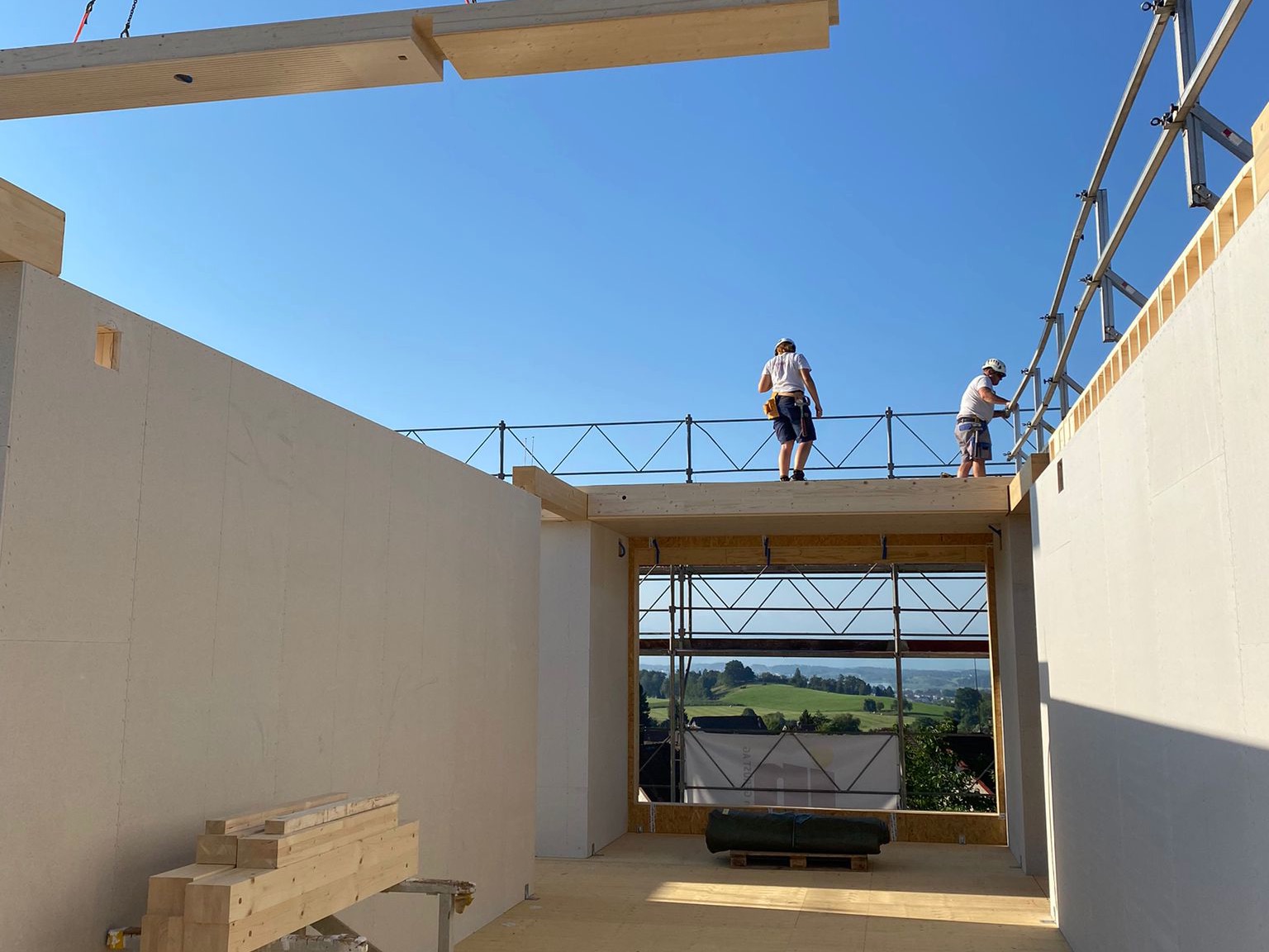Baustelle am 22. August 23
