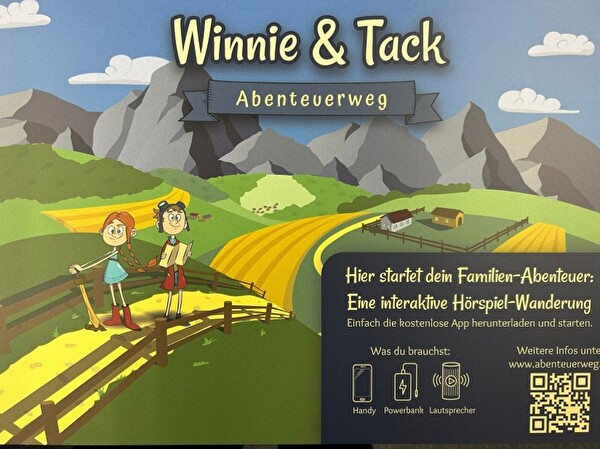 Winnie & Tack auf dem Abenteuerweg