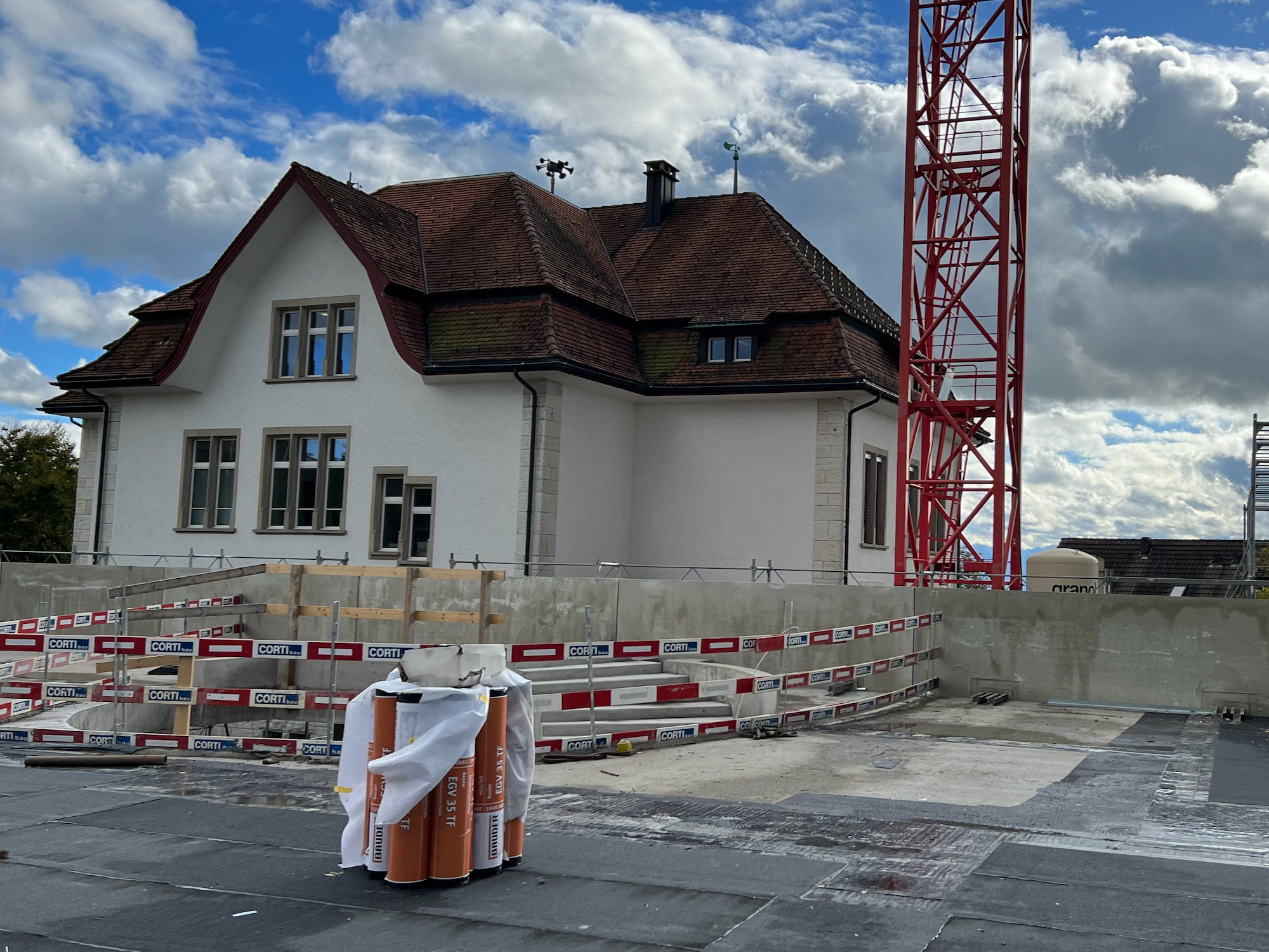 Baustelle am 27.10. 23