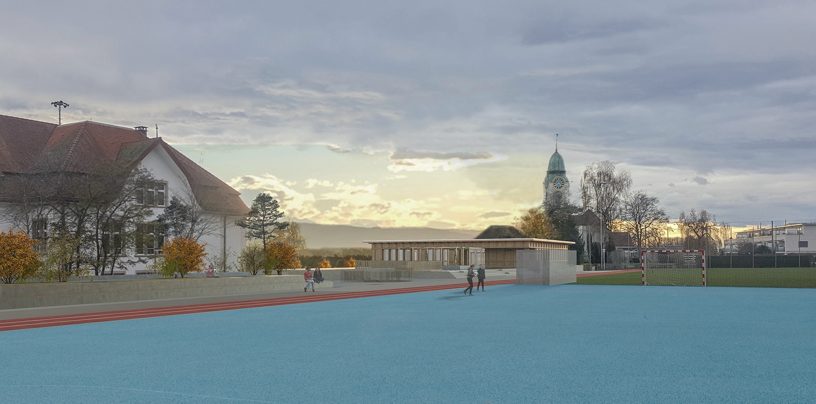 Visualisierung Sporthalle