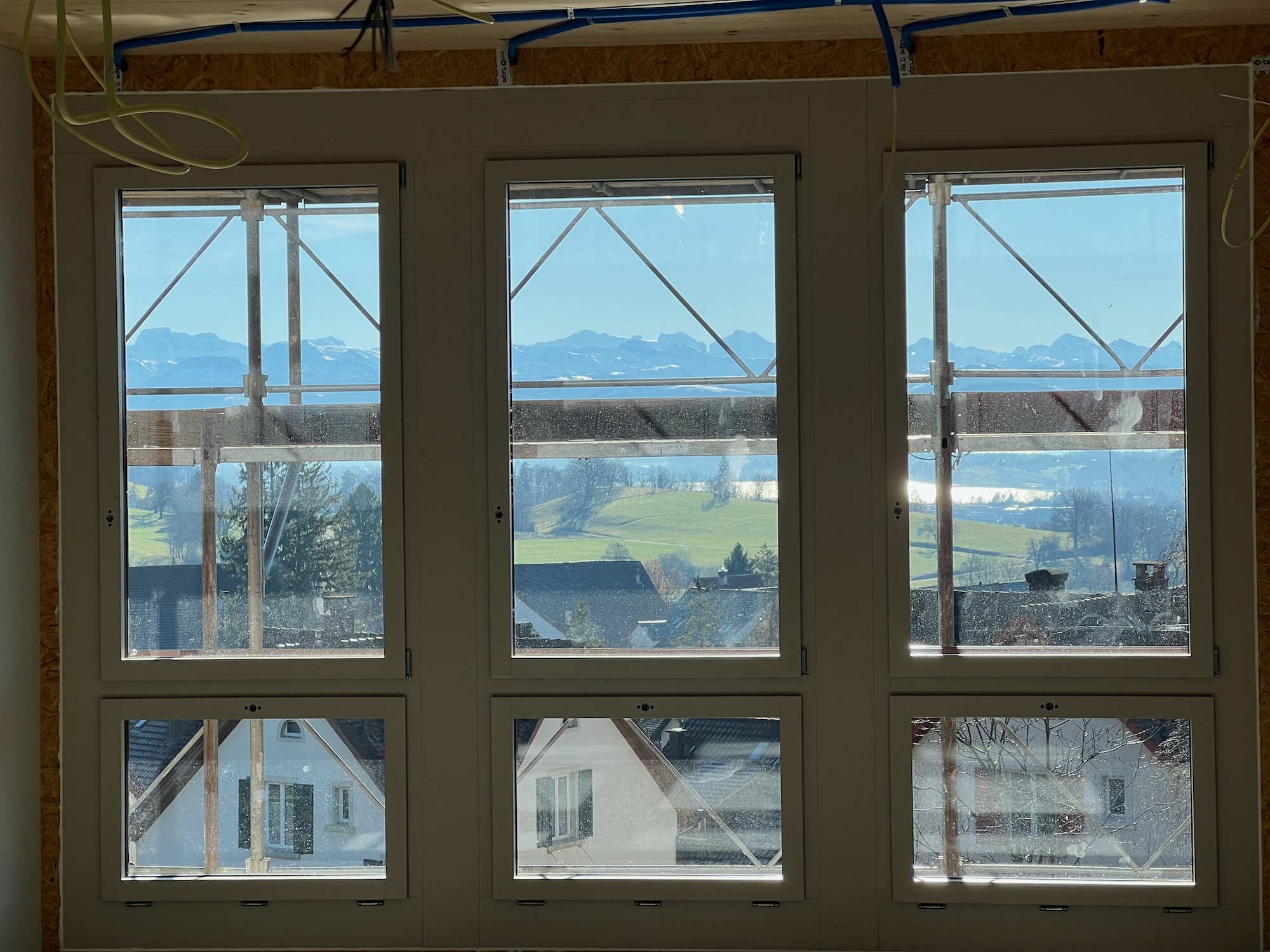 Aussicht von den neuen Schulzimmern, 18.12.23