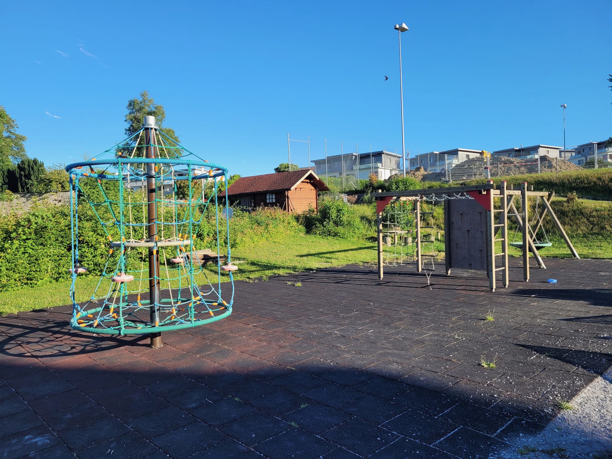 Der alte Spielplatz Mitte Juli 2022