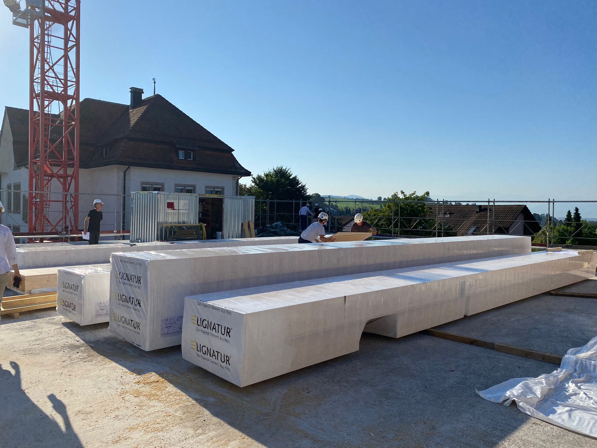 Baustelle am 22. August 23