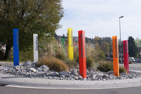 Kreisel mit Weilernamen