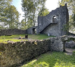 Die Burgruine Rosenburg, gemeinhin Ramsenburg genannt.