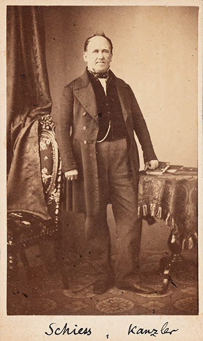 Johann Ulrich Schiess. (Bild: Nationalbibliothek)