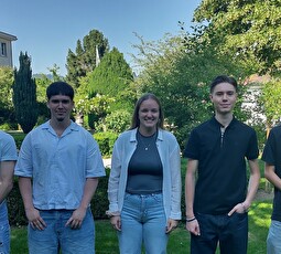 Die erfolgreichen Lernenden der Gemeinde Herisau (v.l.): Kevin Baumann, Ben Schneider, Laura Brändli, Filip Scopic und Dario Stephan.