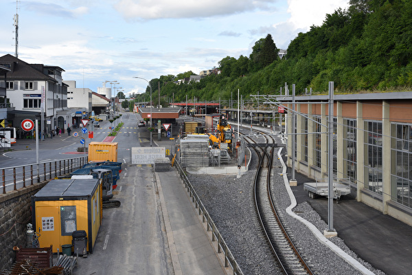 Aus dem Bahnhofareal Herisau wird ein öV-Zentrum. Die Finanzierung ist ein grosser «Brocken» für den Kanton und die Gemeinden. (Bild: Archiv/Hans Ulrich Gantenbein)