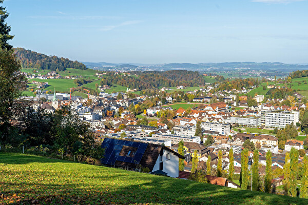 Herisau vom Höhenweg