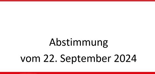 Volksinitiative Finanzreferendum, Abstimmung vom 22. September 2024