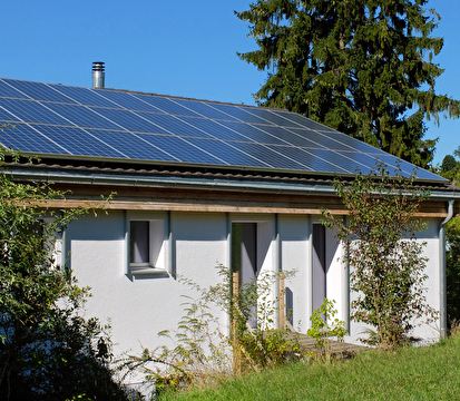 Haus mit Solar