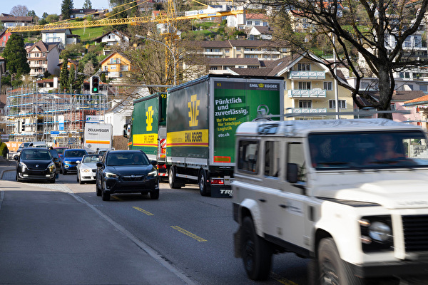 Verkehrssituation an der Alpsteinstrasse