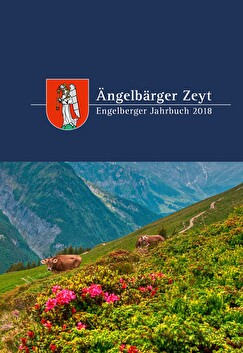 Titelbild Ängelbärger Zeyt mit einer Wiese und Kühen