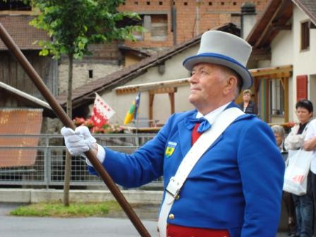 Verabschiedung Gemeindefähnrich Albert Plaschy