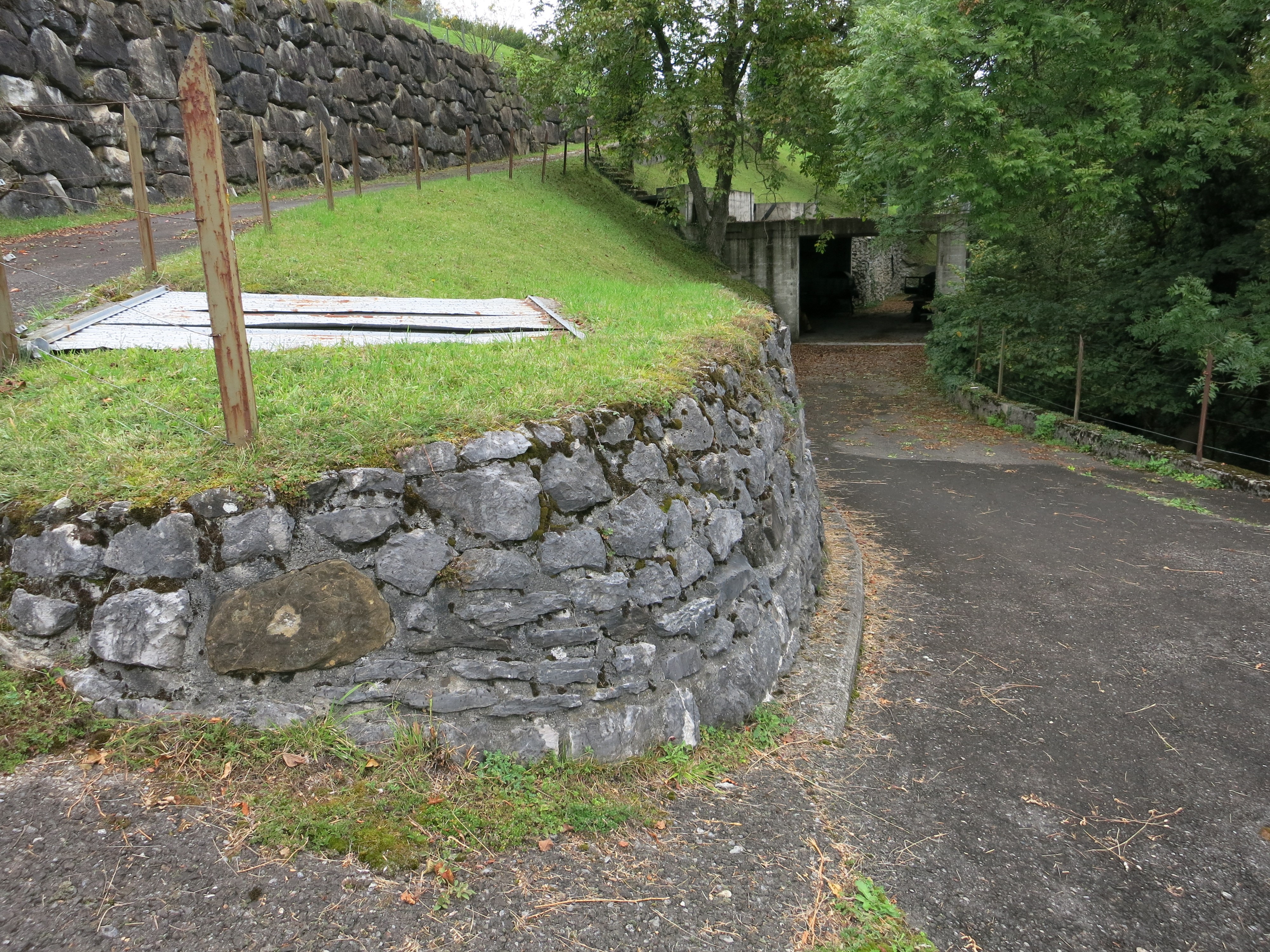 Die Bergstation war ursprünglich als Scheune getarnt
