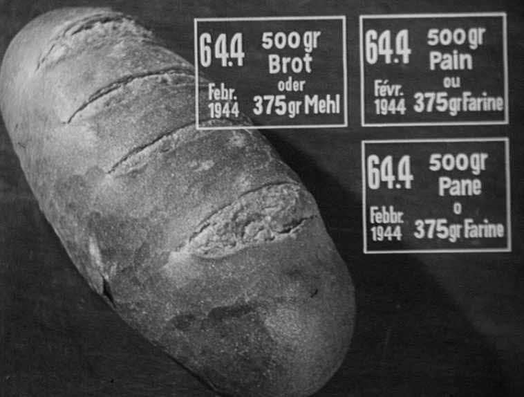 Lebensmittelkarte für Brot und Mehl