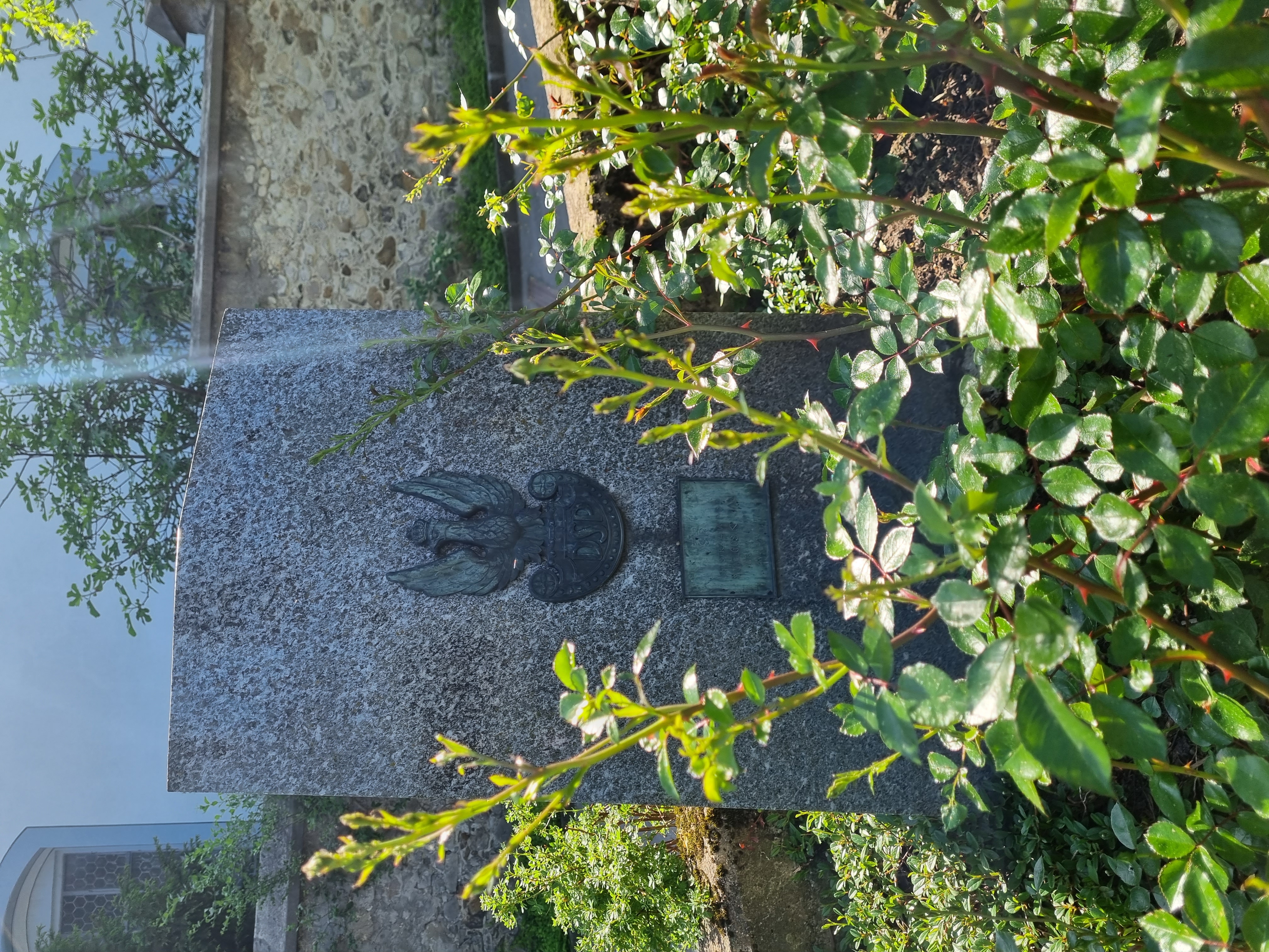 Grabstein von Jan Wielgosik auf dem Friedhof in Stans