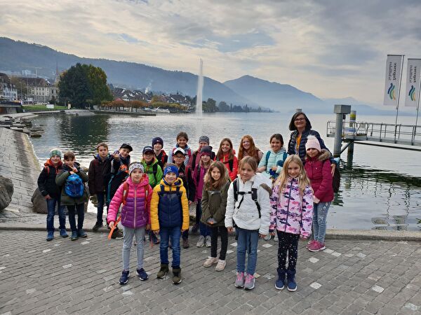  Exkursion ins Museum für Urgeschichte in Zug 3./4. Klasse A