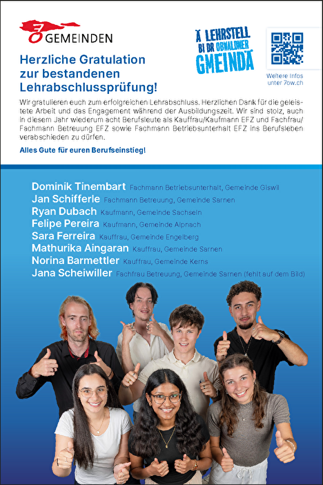 Wir gratulieren herzlich