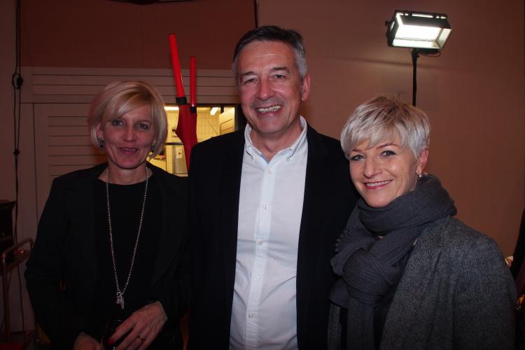 Gemeinderätin Christa Blättler, Ständerat Hans Wicki mit Ehefrau Monika Wicki-Hess 