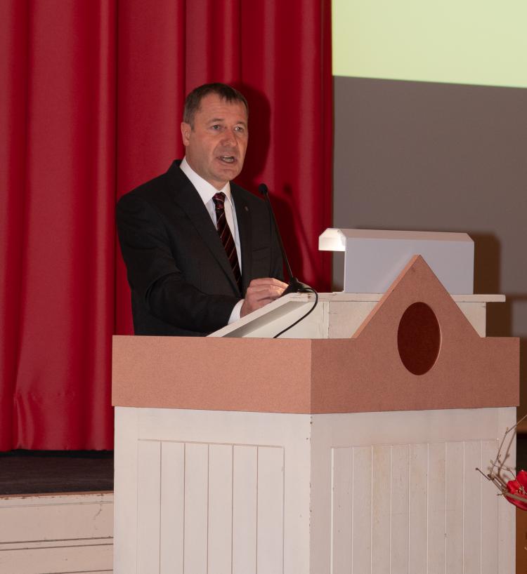 Neujahrsansprache wurde von Regierungsrat Dr. Othmar Filliger gehalten.