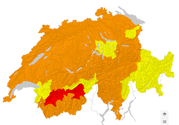 Karte Waldbrandgefahr