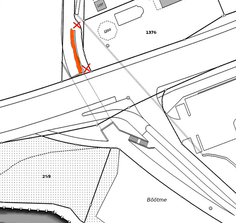 Situationsplan Sperrung