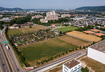 Vogelperspektive Linerareal