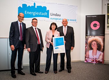 Übergabe Label Energiestadt