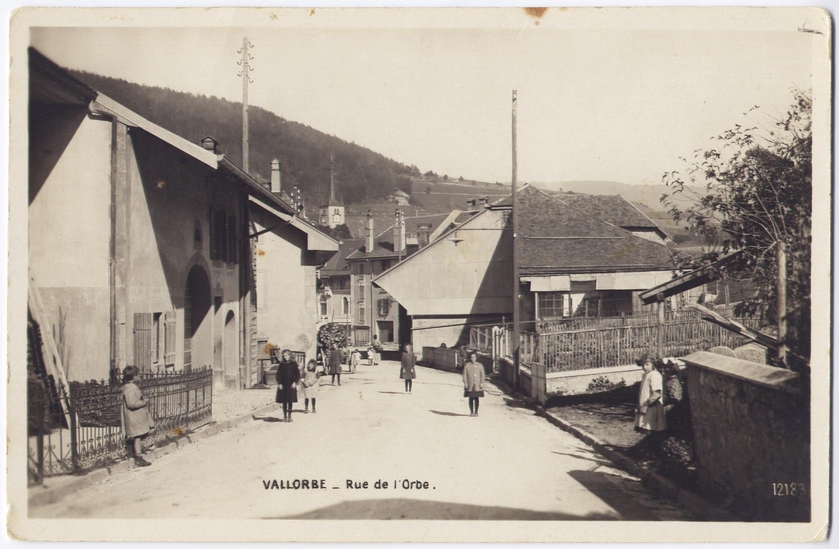Rue de l'Orbe vers 1925