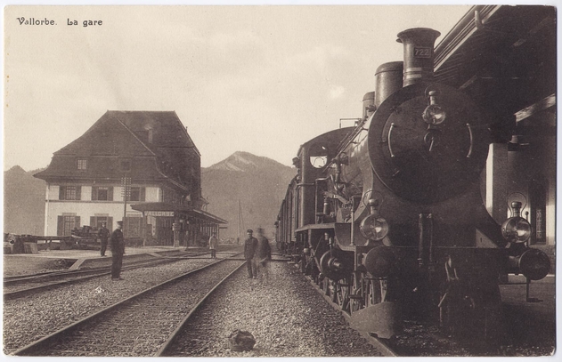 La gare vers 1920 (collection R. Brouze)