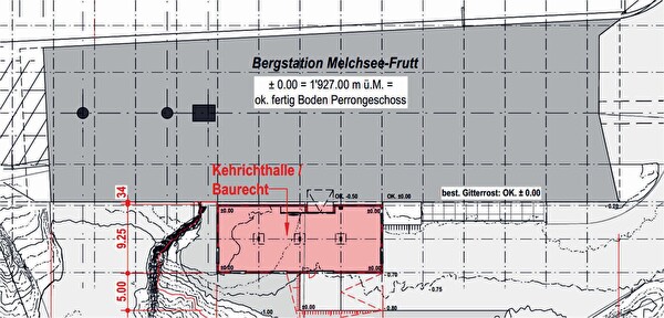 Situation BErgstation mit Anbau