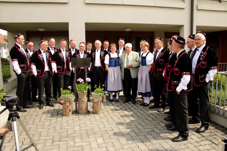 Feier für die Übergabe des Kabriizi 2018 an Hans Amrhein