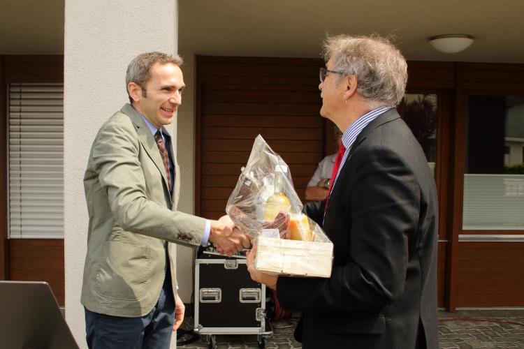 Feier für die Übergabe des Kabriizi 2018 an Hans Amrhein