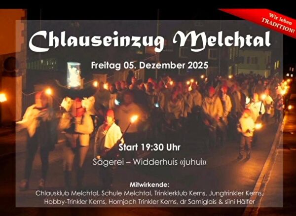 Chlauseinzug Melchtal