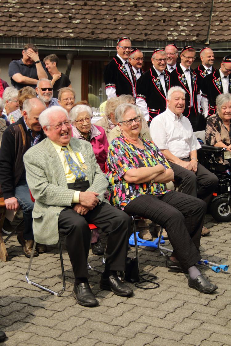 Feier für die Übergabe des Kabriizi 2018 an Hans Amrhein