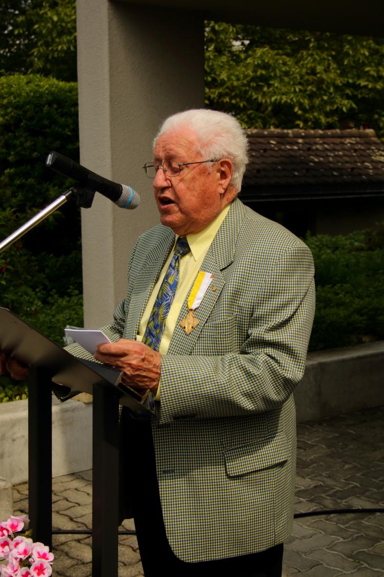 Feier für die Übergabe des Kabriizi 2018 an Hans Amrhein