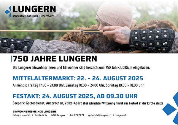 750 Jahre Lungern