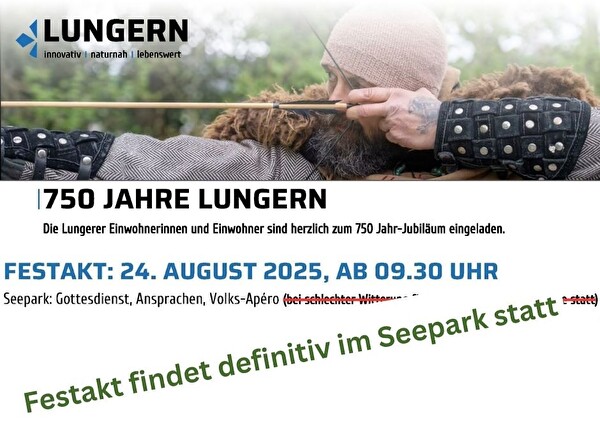 Festakt 750 Jahre Lungern