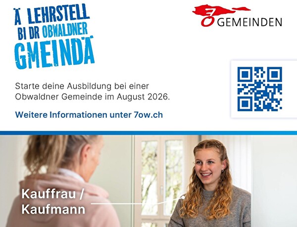 Inserat Lehrstellenausschreibung 2026