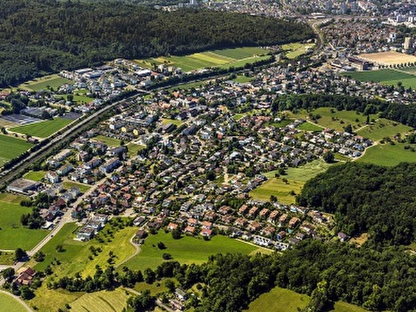 Luftbildaufnahme von Hausen AG 2017