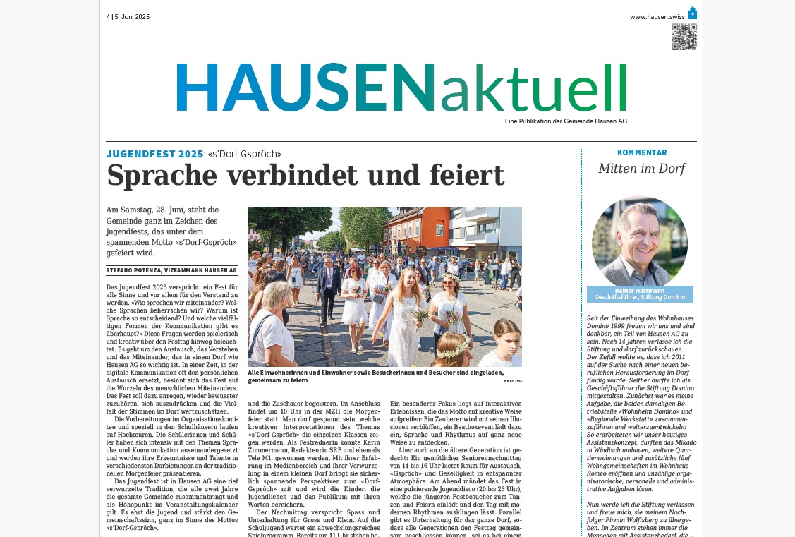 Hausenaktuell