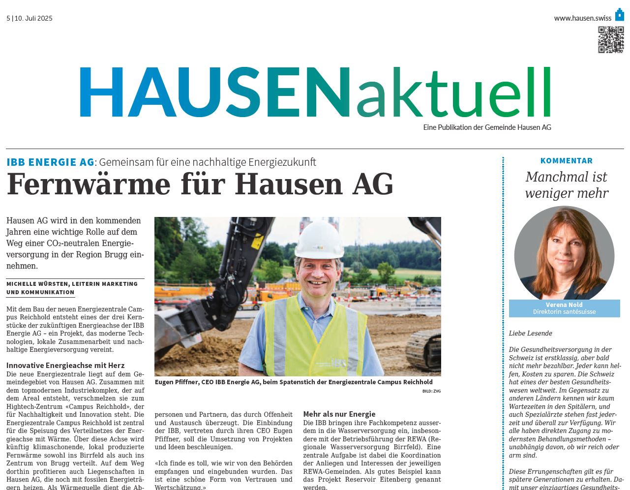 Hausenaktuell
