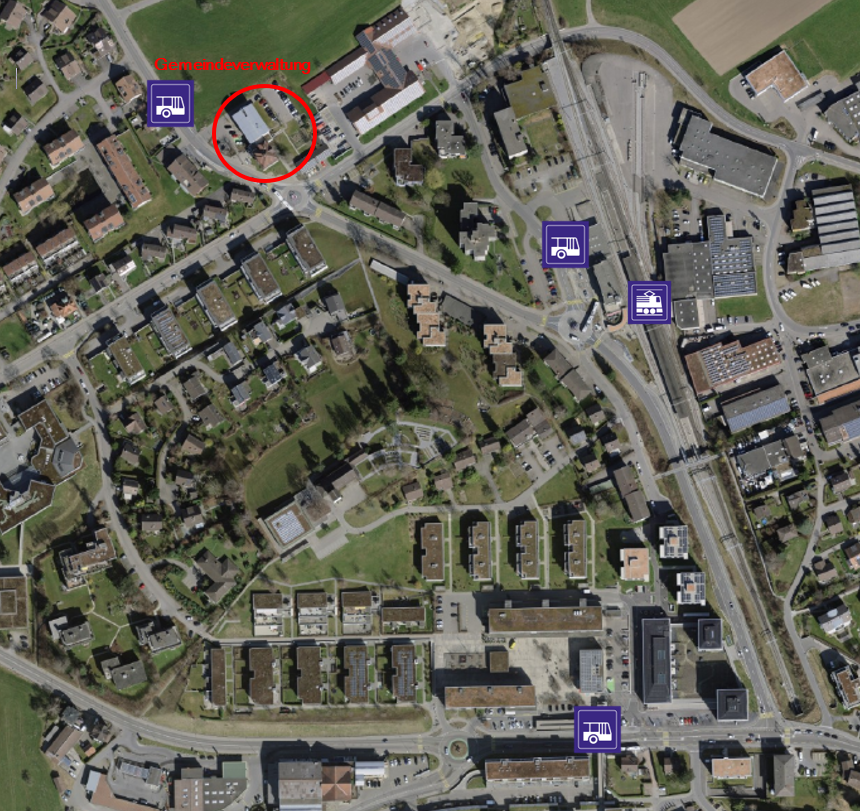 Situationsplan Gemeinde
