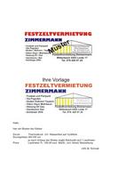 Festzeltvermietung Zimmermann